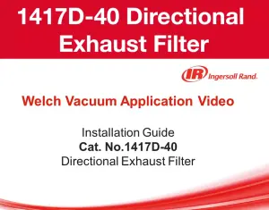 1417D-40 Directional Exhaust Filter