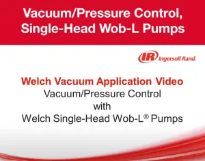 Welch Single-Head Wob-L Pumps