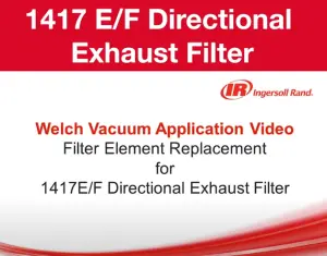 1417E/F Directional Exhaust Filter